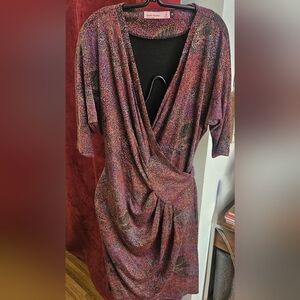 Tension Brand (Canadian) Chic Long Sleeve Multicolor Dress
